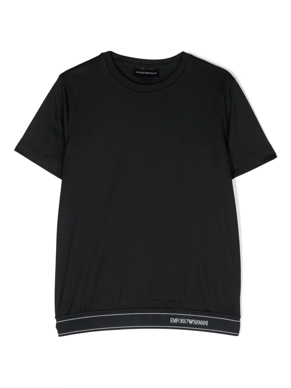 

Футболка с логотипом Emporio Armani Kids, синий