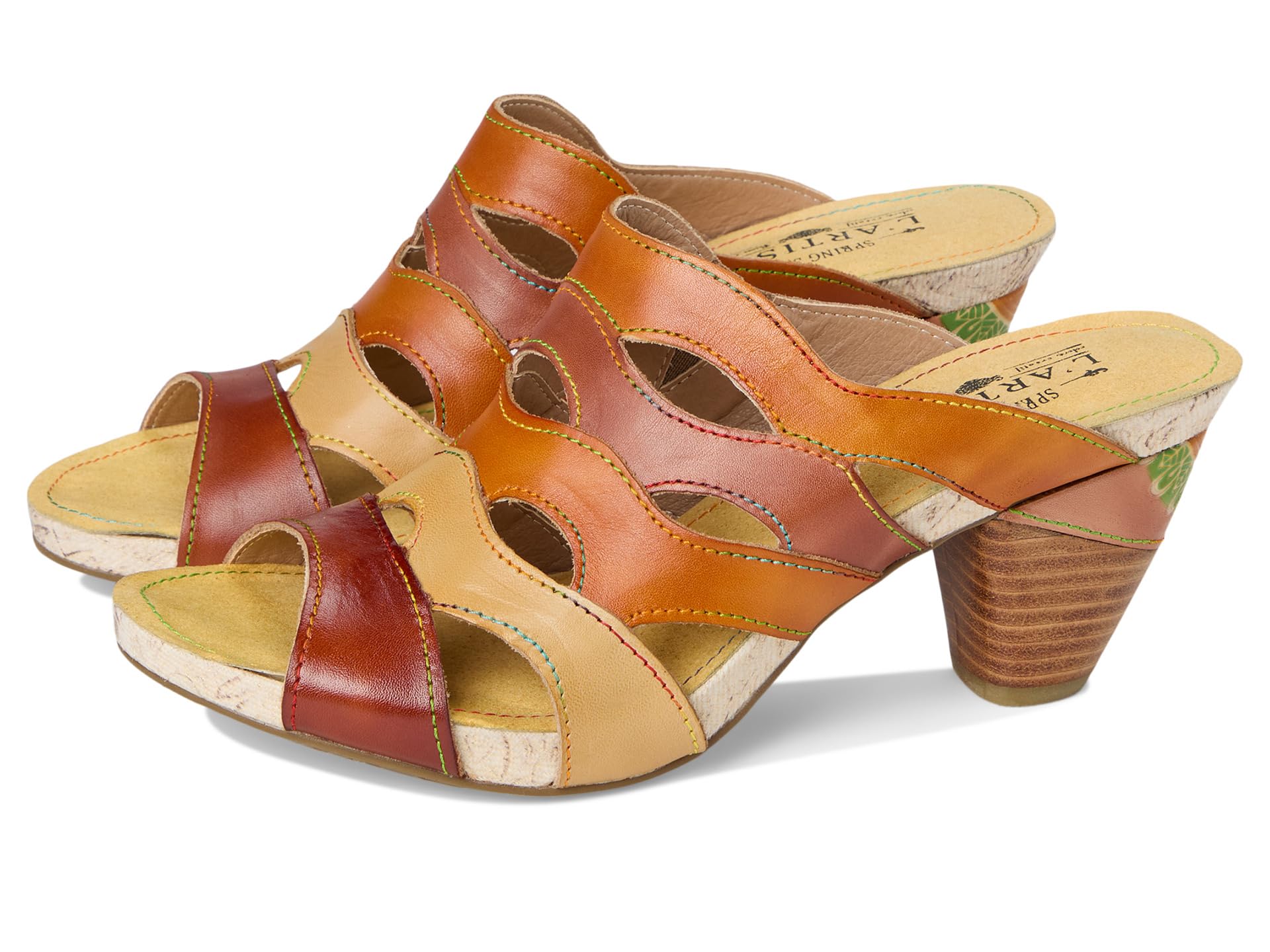 Сандалии L'Artiste by Spring Step Pita, цвет Tan Multi