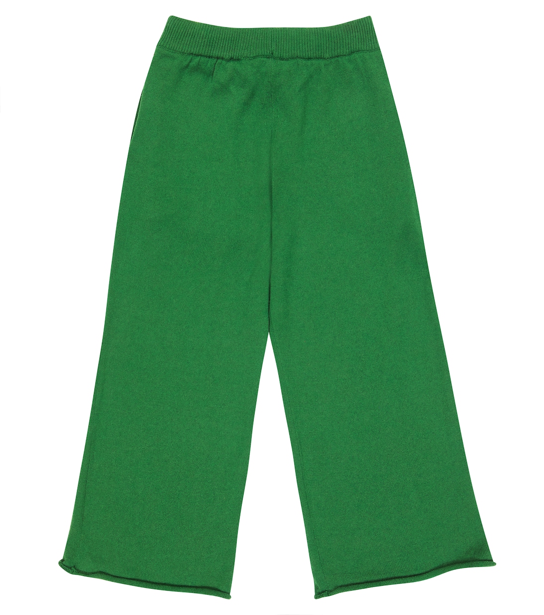 Укороченные кашемировые брюки Zaza The Row Kids, Clover Green — фото 4