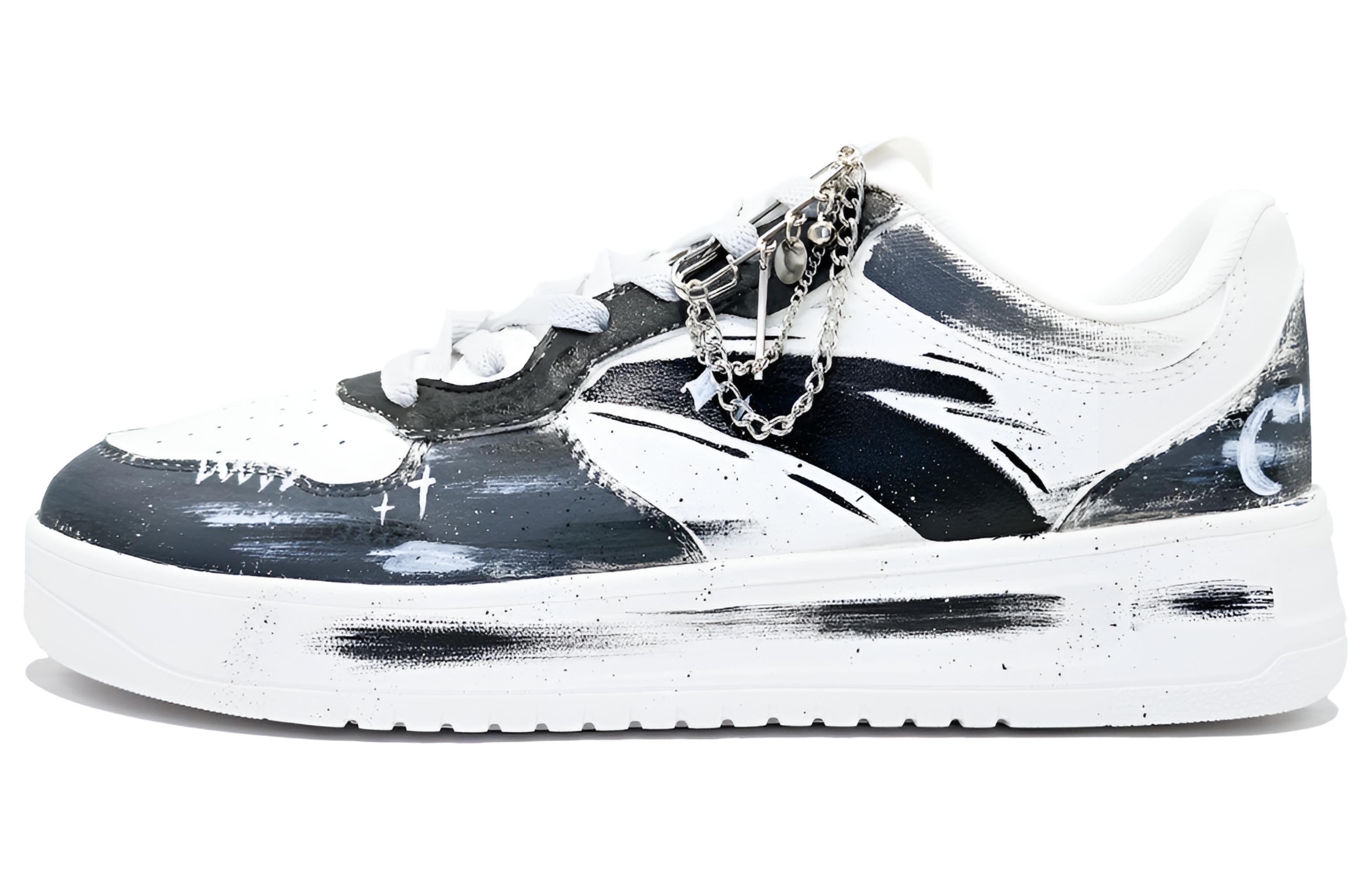 

ANTA Низкие кроссовки для скейтбординга, устойчивые к истиранию, с мягкими противоскользящими амортизирующими свойствами, белые, мужские