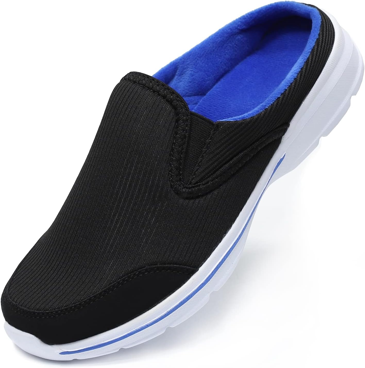 

Унисекс тапочки INMINPIN, повседневные сабо для дома, удобные туфли без застежки, подходящие для ходьбы, с противоскользящей подошвой для мужчин и женщин, синий