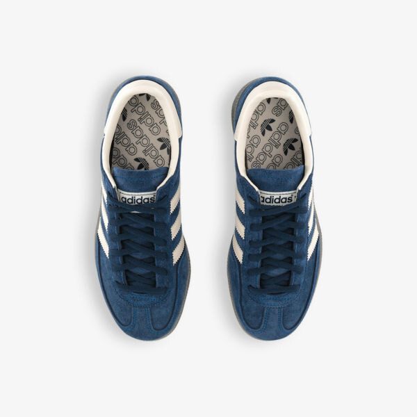 Специальные замшевые кроссовки для гандбола с низким берцем Adidas, белый — фото 2