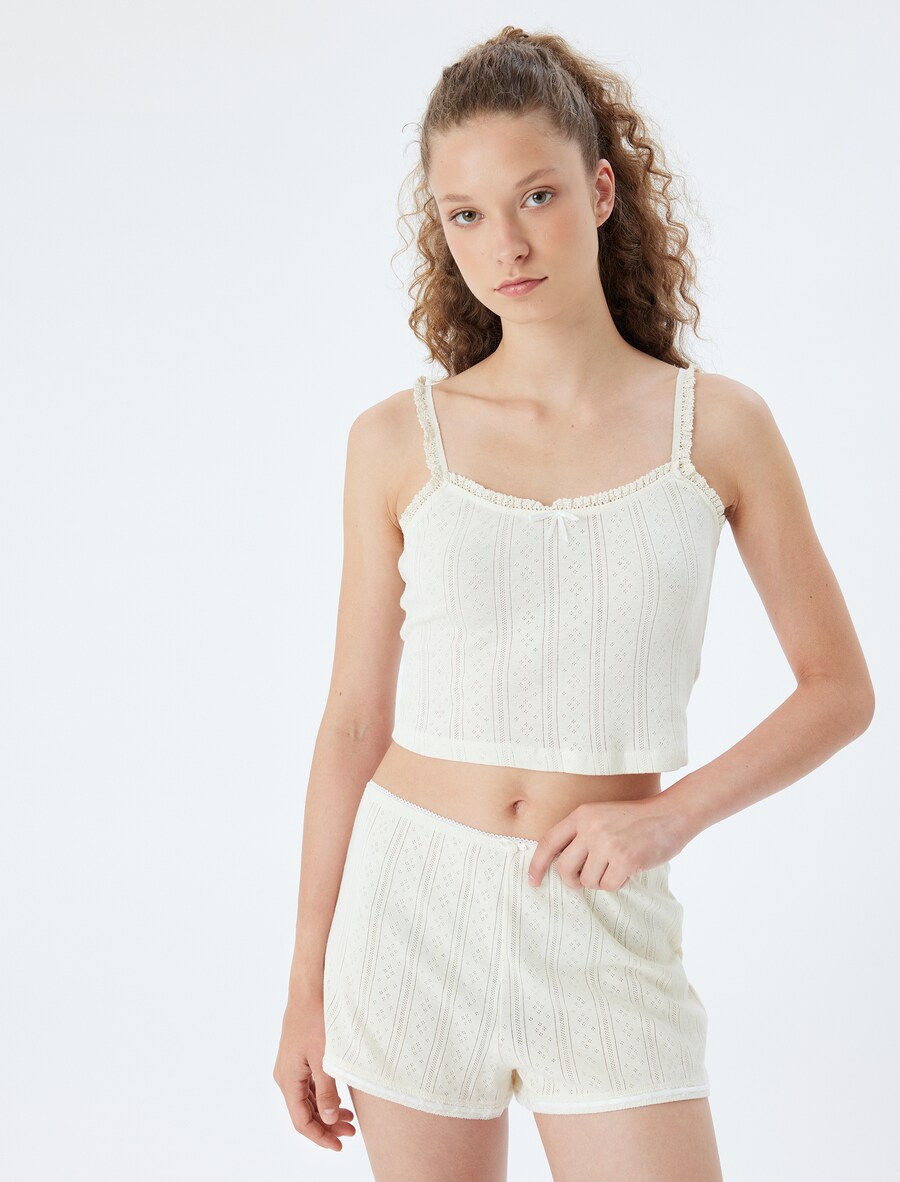 

Пижамная рубашка Koton, белый