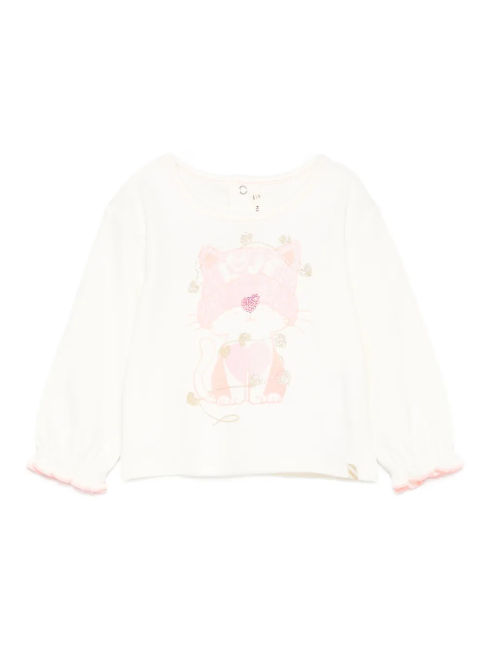 

Свитер с принтом кота Billieblush, белый