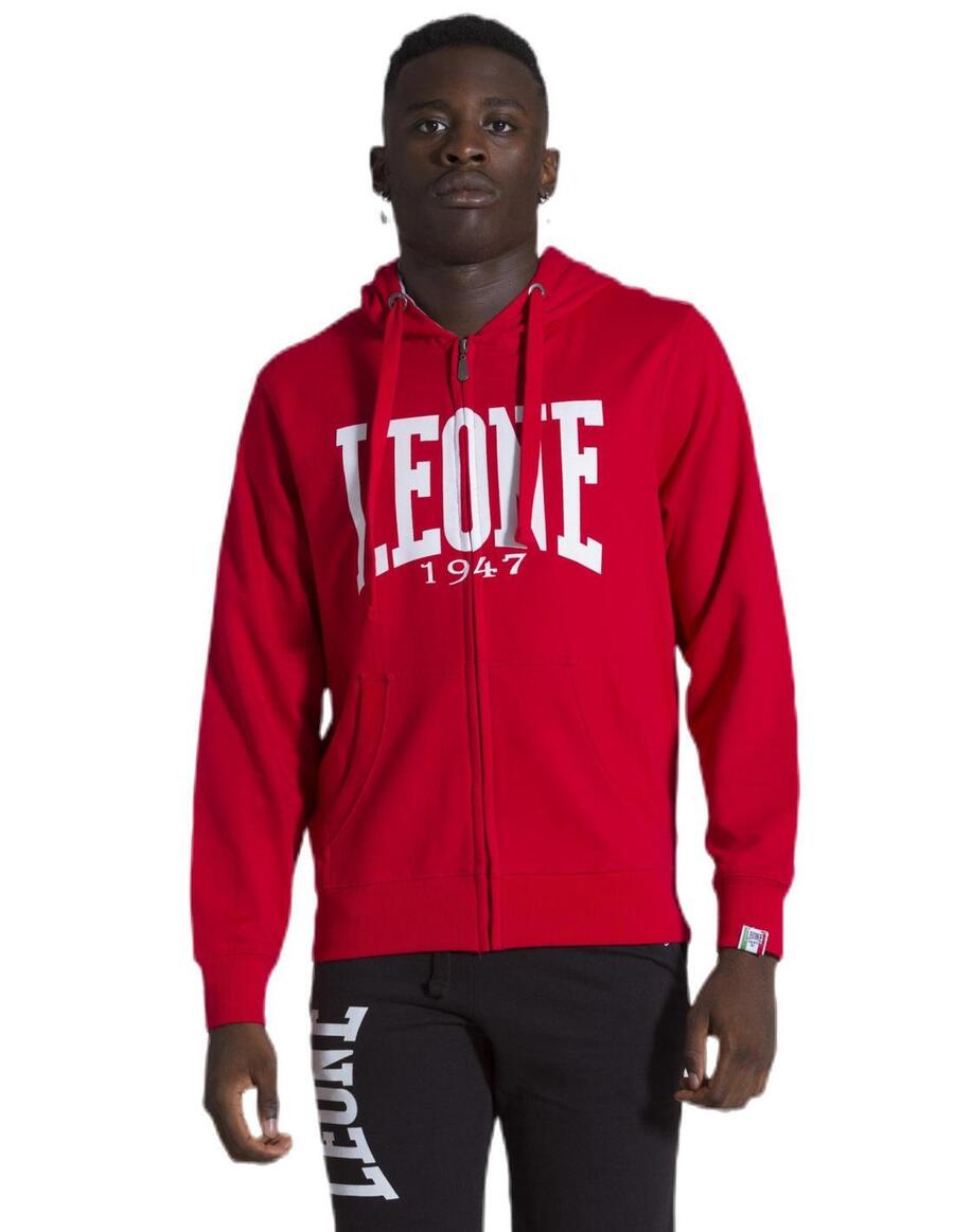 

Мужская толстовка с капюшоном на молнии Leone 1947 Apparel