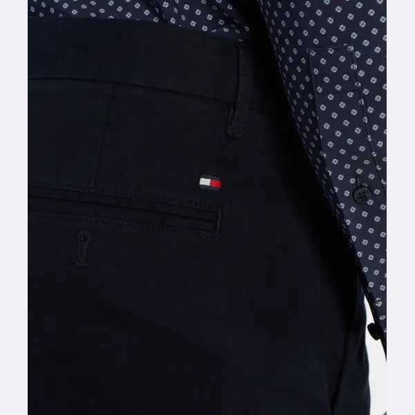 Брюки-Чиносы из твила Harlem классического кроя Tommy Hilfiger, синий — фото 4