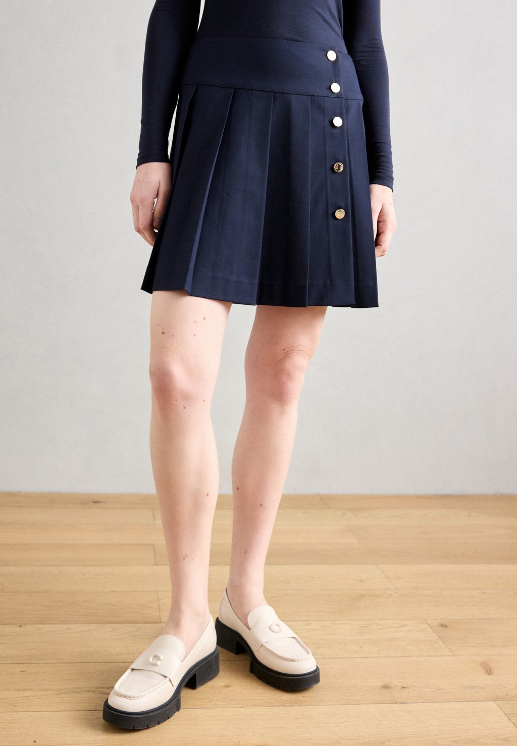 

Мини-юбка SKIRT LIVA - A-line skirt Lindex, темно-синий