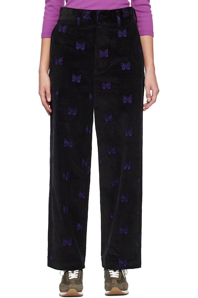 

Прямые брюки Needles, черный