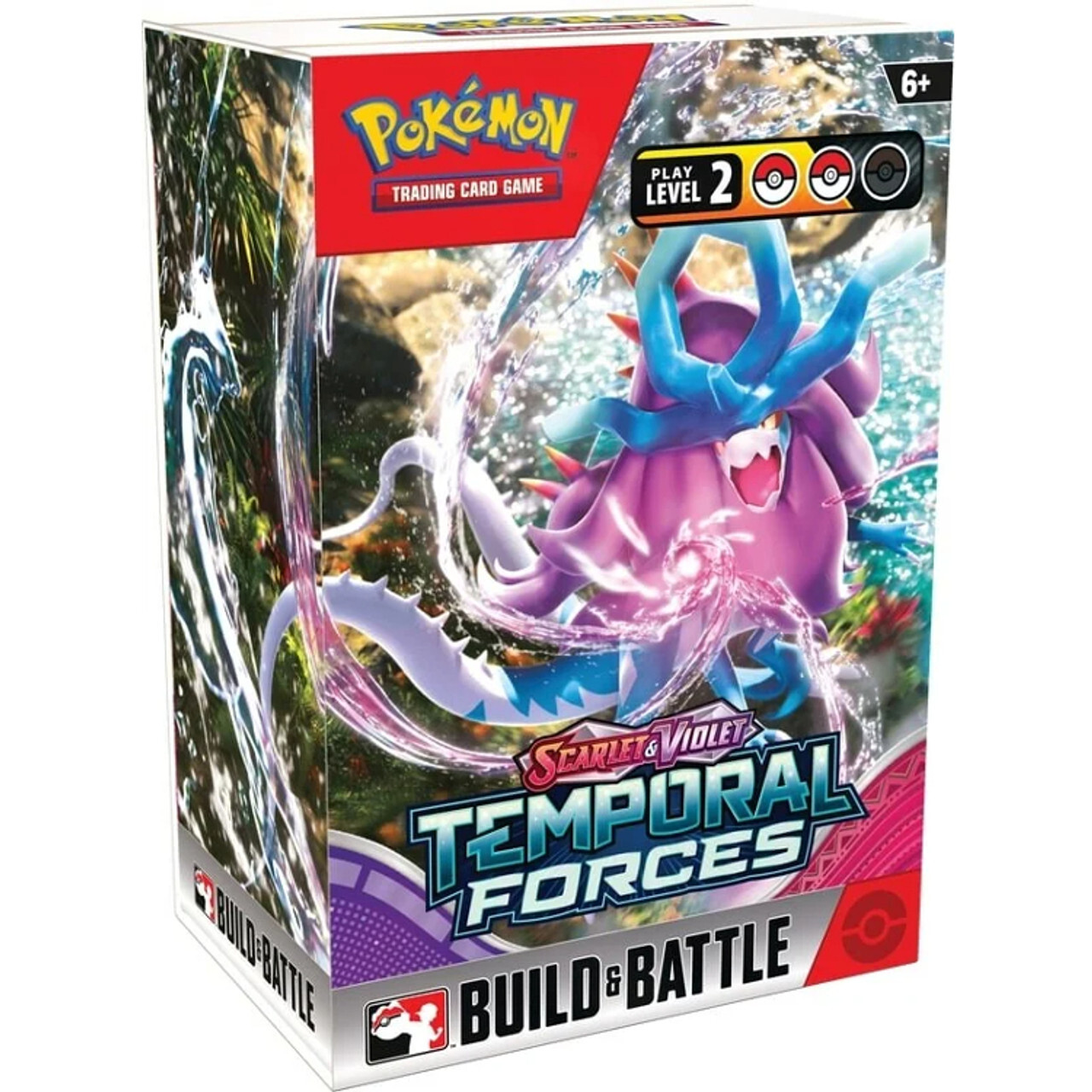 

Карточная игра Pokemon: Scarlet & Violet - Temporal Forces - Build & Battle Box