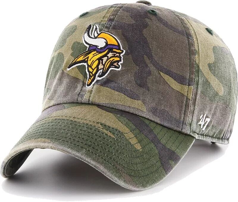 

Мужская регулируемая кепка с камуфляжным принтом Minnesota Vikings '47 '47