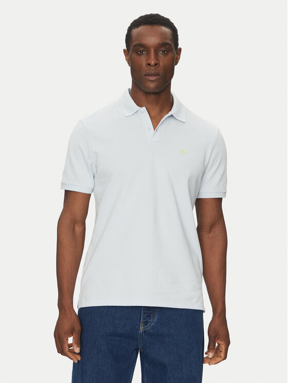 

Рубашка поло стандартный крой LV040EM269 Calvin Klein Jeans, голубой
