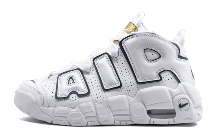 

Кроссовки Nike Air More Uptempo White Midnight Navy GS