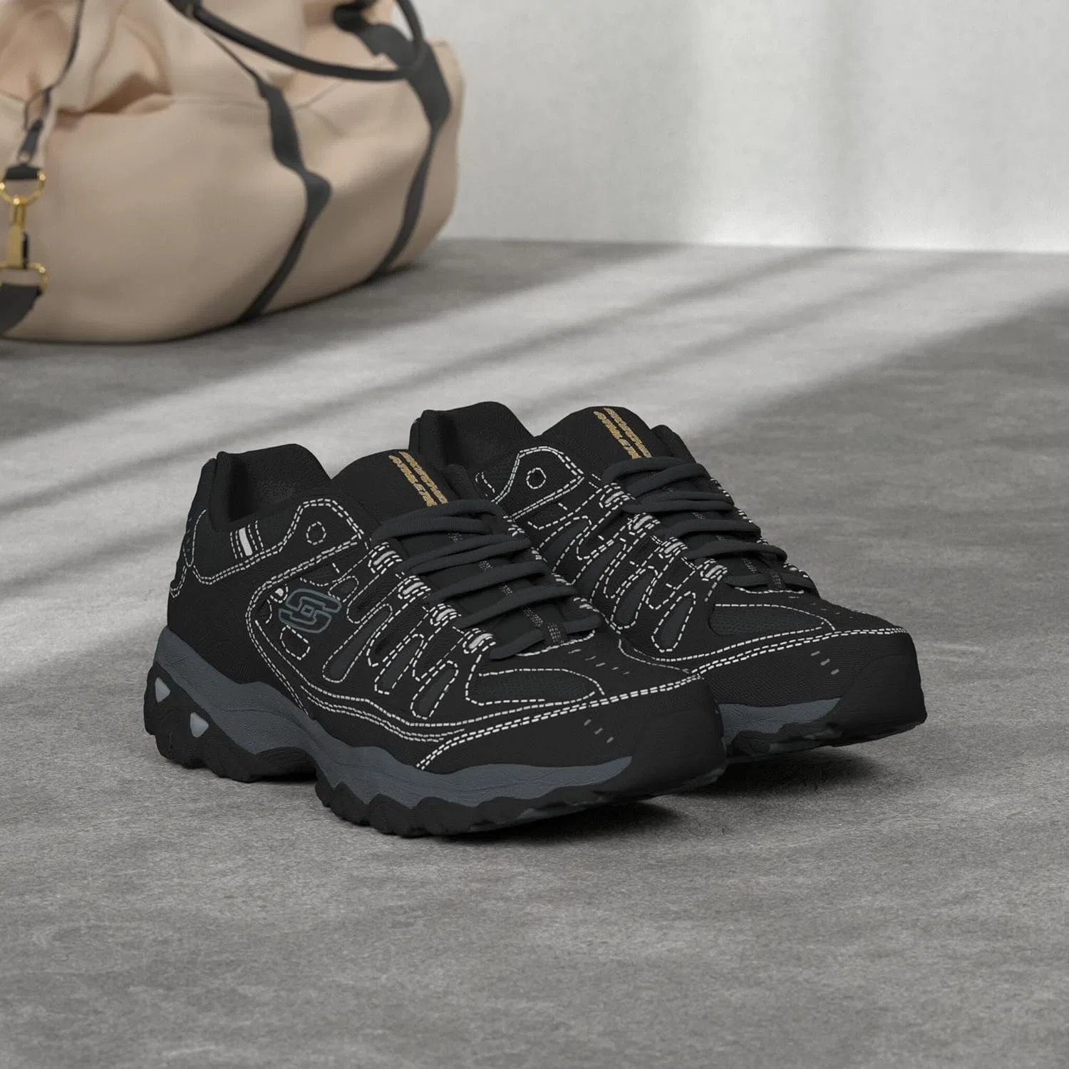 Кроссовки Skechers Afterburn M. Fit, мужские, Black — фото 2