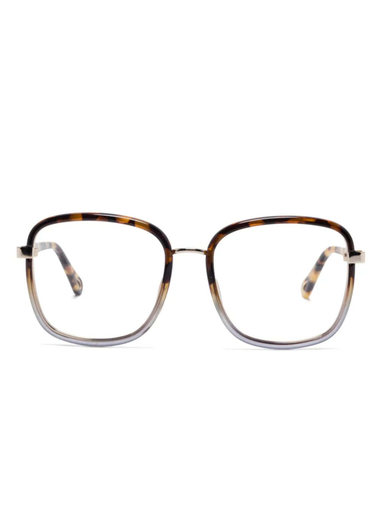 

Очки в квадратной оправе Chloé Eyewear, коричневый