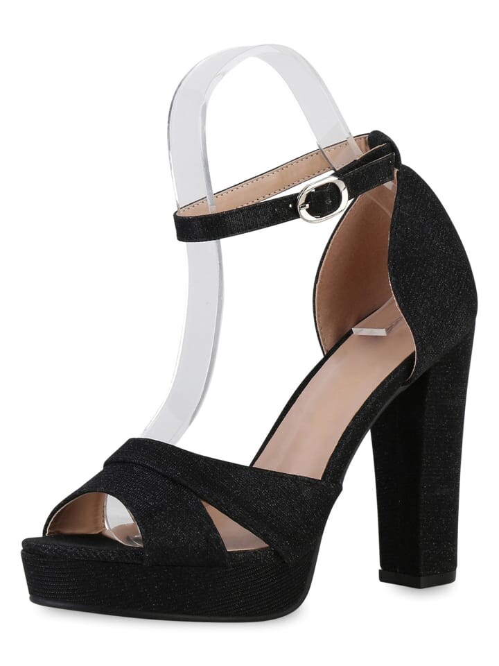 

Сандалии на плоской подошве VAN HILL High Heels Grace, черный