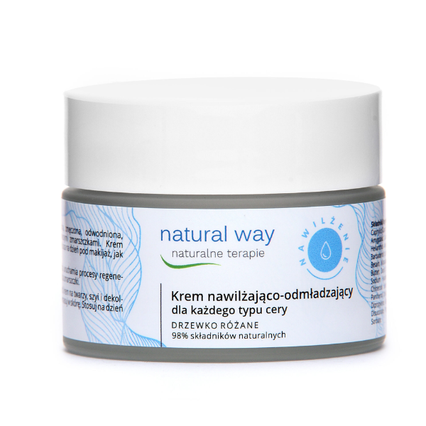 

Увлажняющий и омолаживающий крем для лица, 50 мл Natural Way
