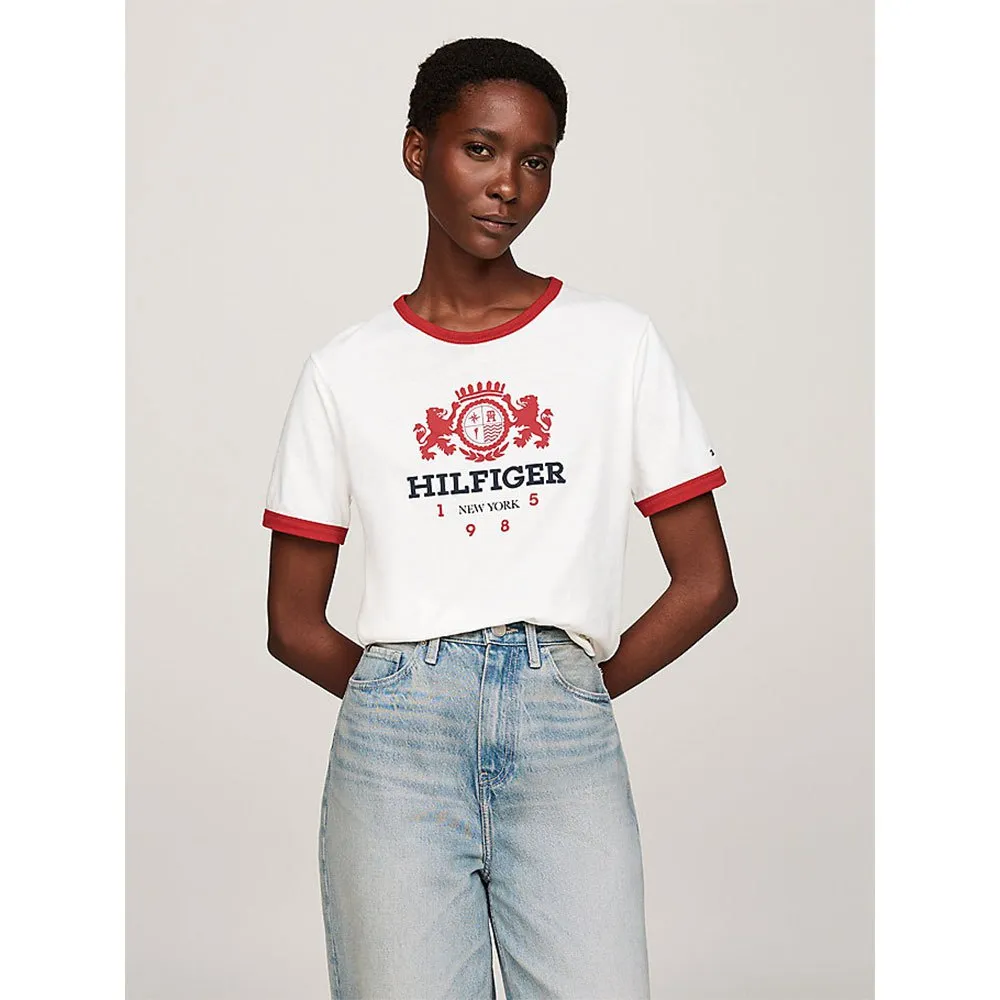 

Футболка Tommy Hilfiger Reg Varsity, белый