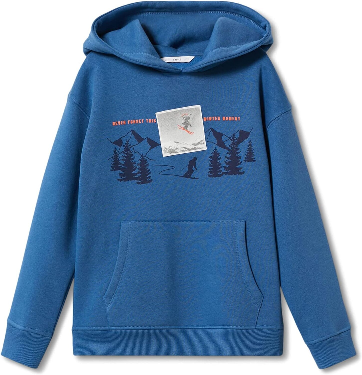 

Толстовка Mango Sweatshirt Pola, синий