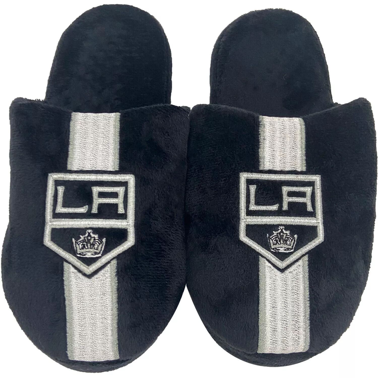 

Молодежные тапочки в полоску FOCO Los Angeles Kings Team Unbranded