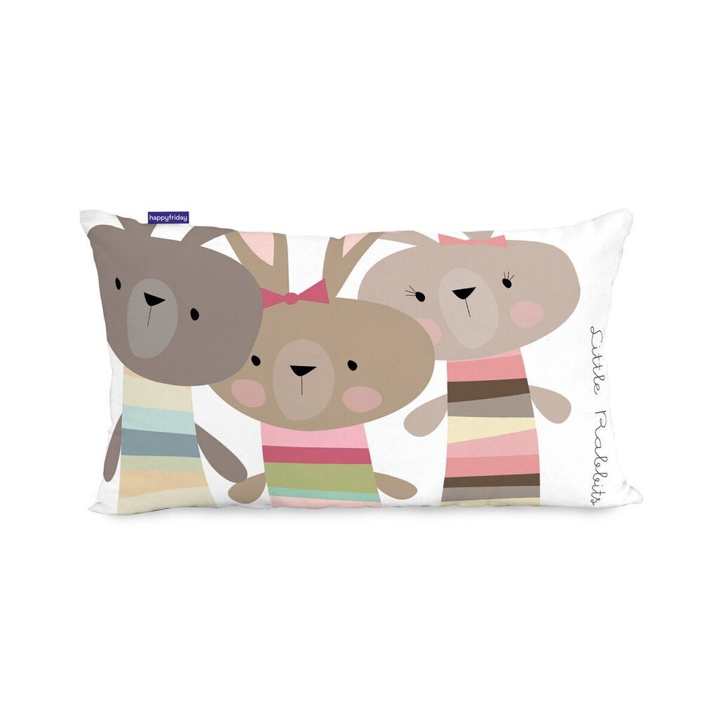 

Чехол на подушку HappyFriday Moshi Moshi Rabbit Family Colorful 50 x 30 см