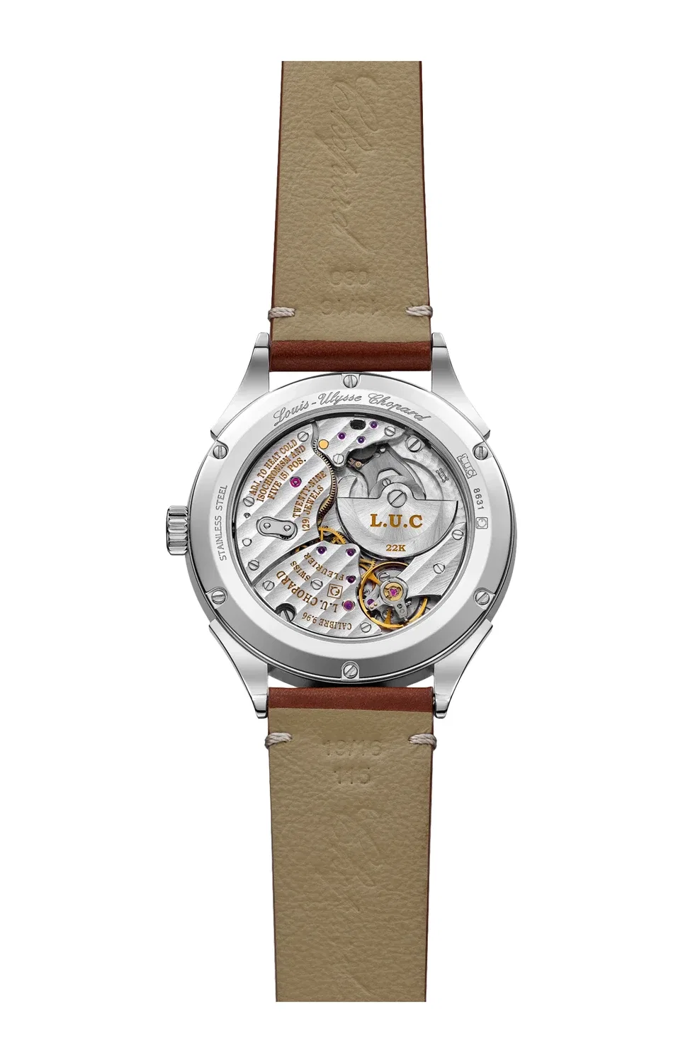 L.U.C QUALITÉ FLEURIER, 39 ММ, АВТОМАТИЧЕСКИЕ, LUCENT STEEL - 168631-3001 CHOPARD, серебряный — фото 2