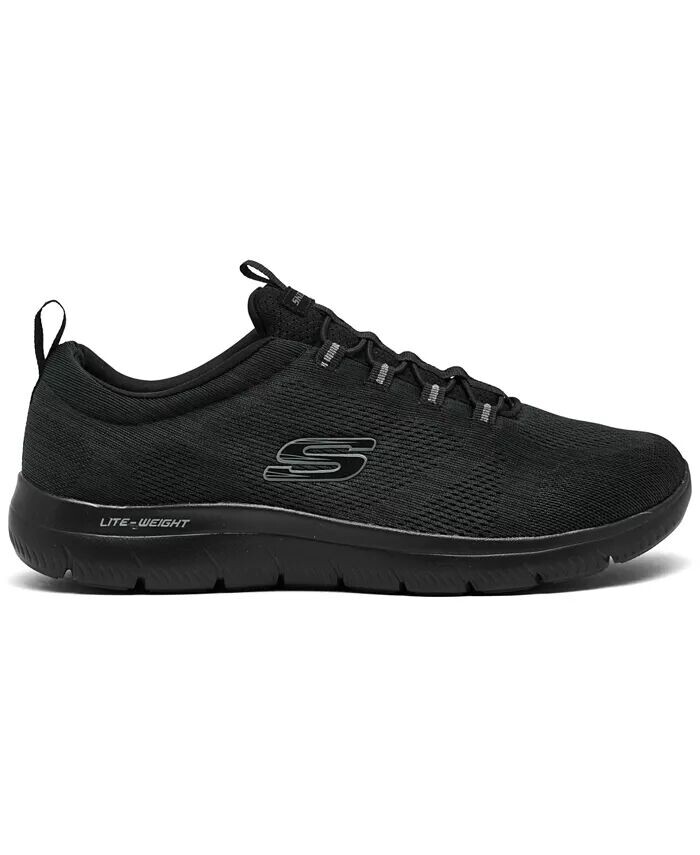 Мужские кроссовки Summits - Louvin Slip-On Training от Finish Line Skechers, черный — фото 2