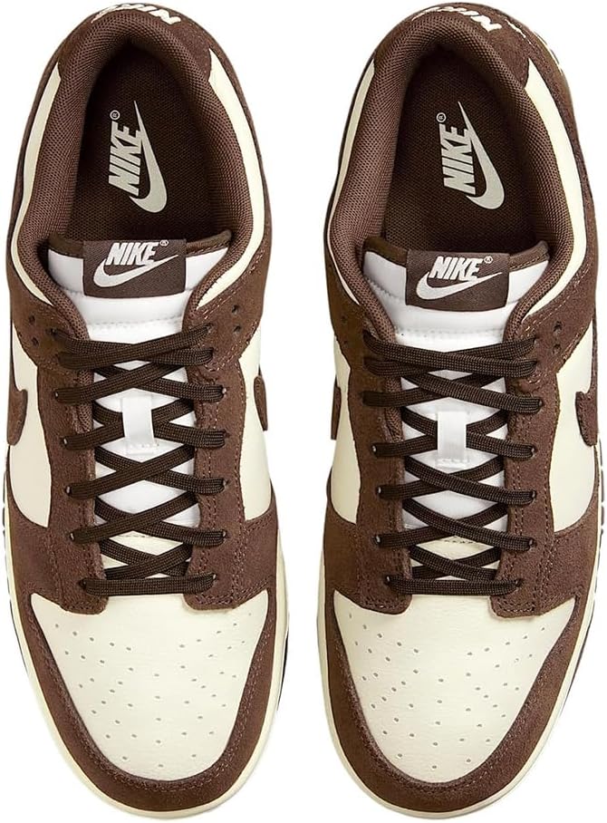 Мужские кроссовки Nike Dunk Low Retro, слоновая кость/коричневый/светло-коричневый — фото 2