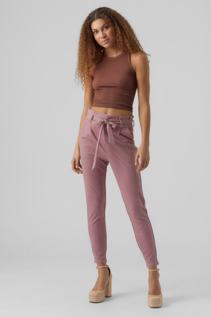 

Брюки из бумажного пакета Vero Moda, фиолетовый