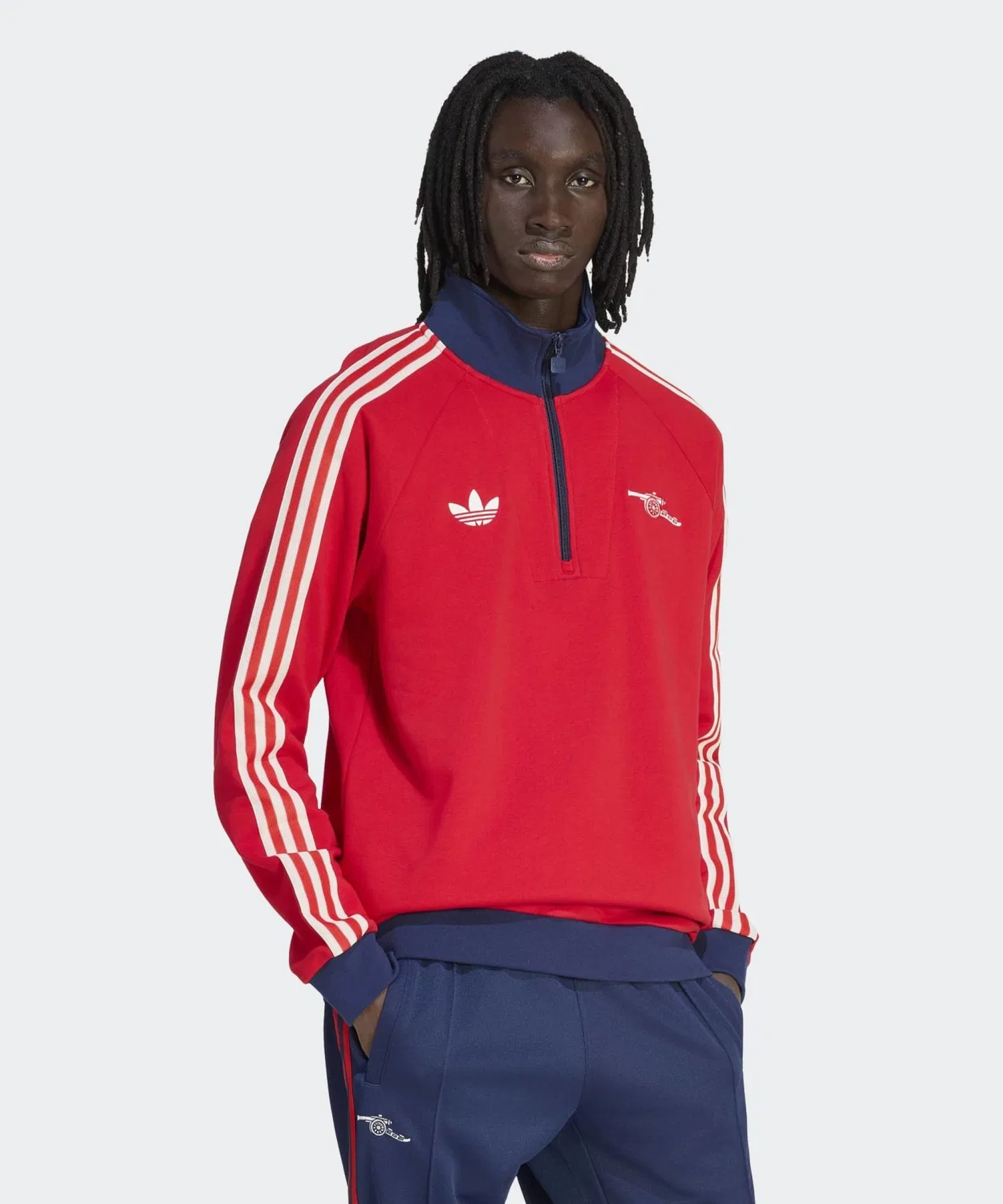 Толстовка с половинной молнией Arsenal FC OG Adidas, красный