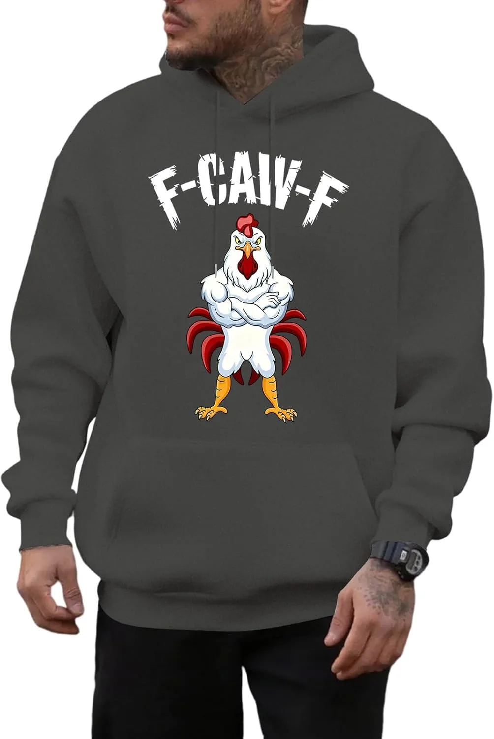 

Толстовка Halloween с петухом, свободный крой