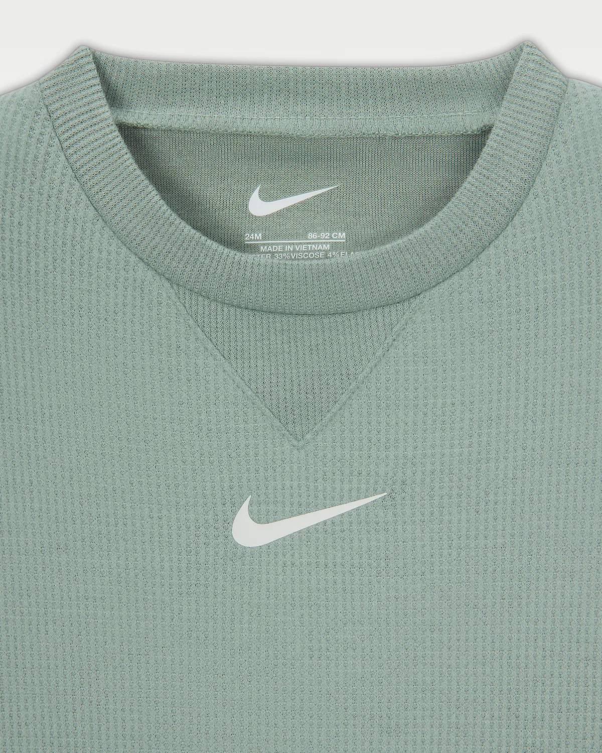 Боди-ромпер Nike Baby Waffle, Steam — фото 3