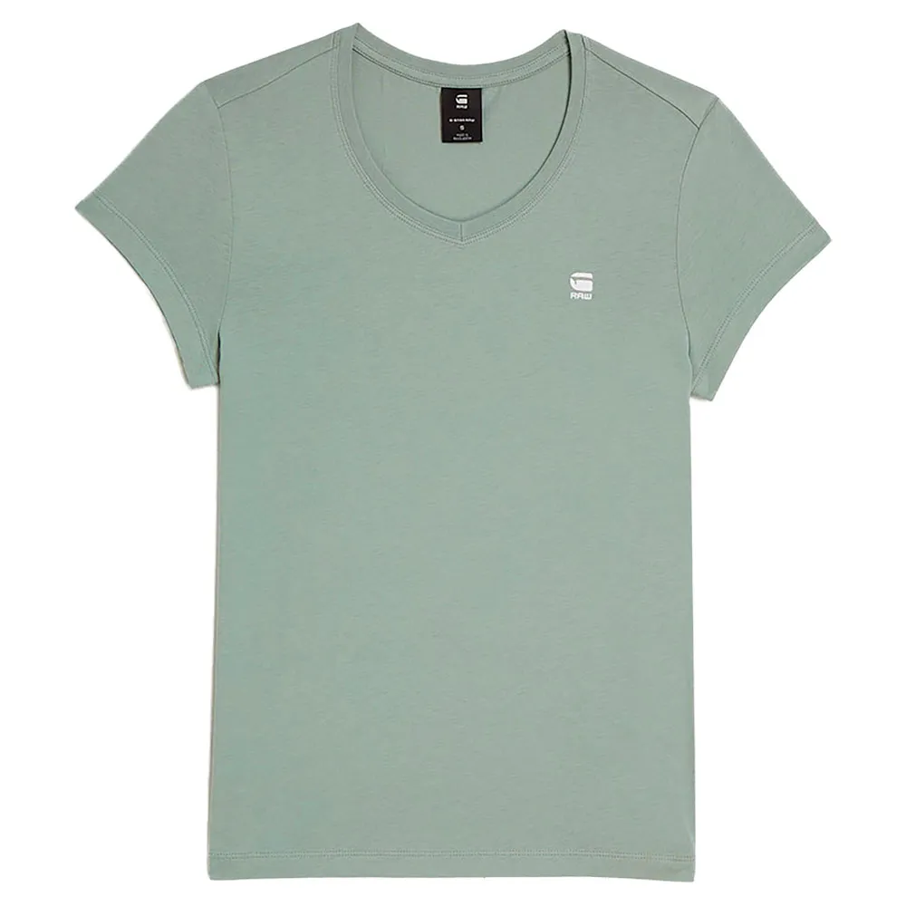 

Футболка G-Star Eyben Slim 2.0 short sleeve v neck, зеленый