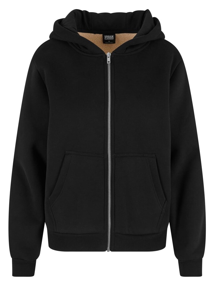 

Толстовка Urban Classics Zip-Kapuzenpullover, черный