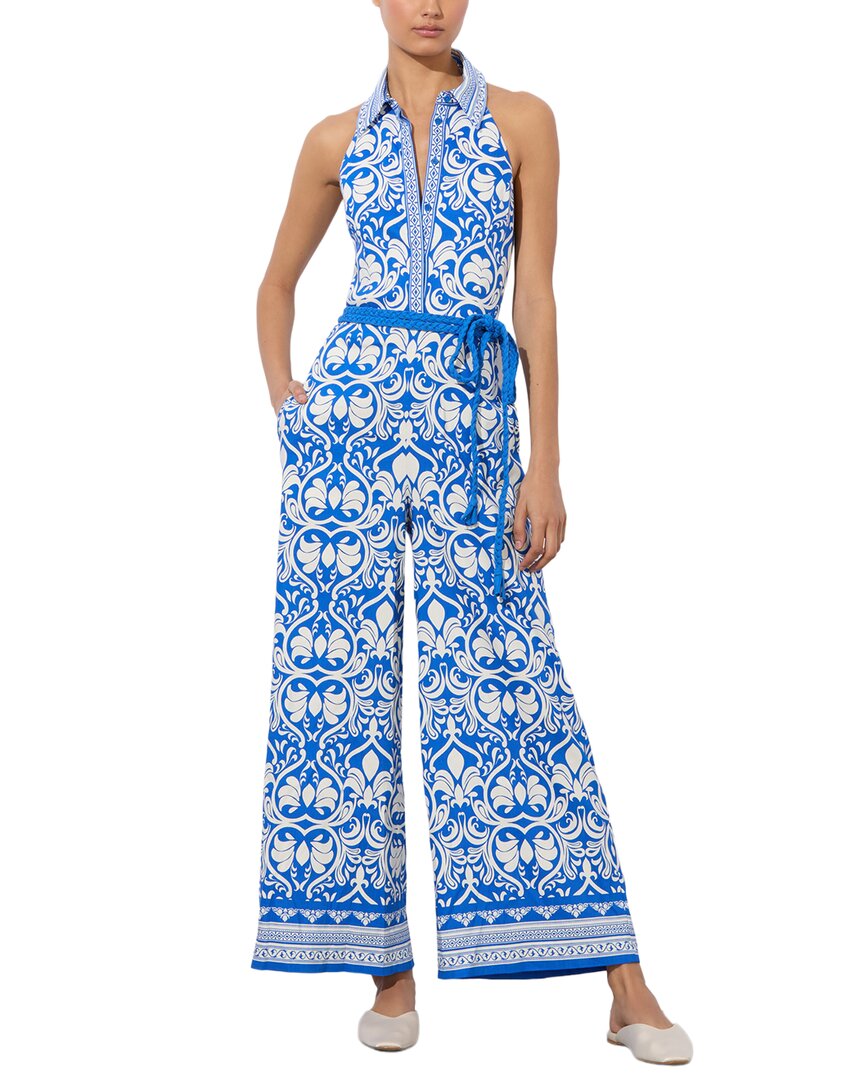 

Комбинезон Alara из льняной смеси Alice + Olivia Alice + Olivia, синий