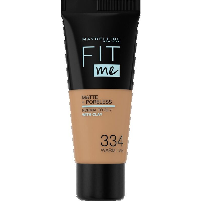

Подходит мне! Матовый + пористый макияж №334 Теплый загар Maybelline New York, 30 ml