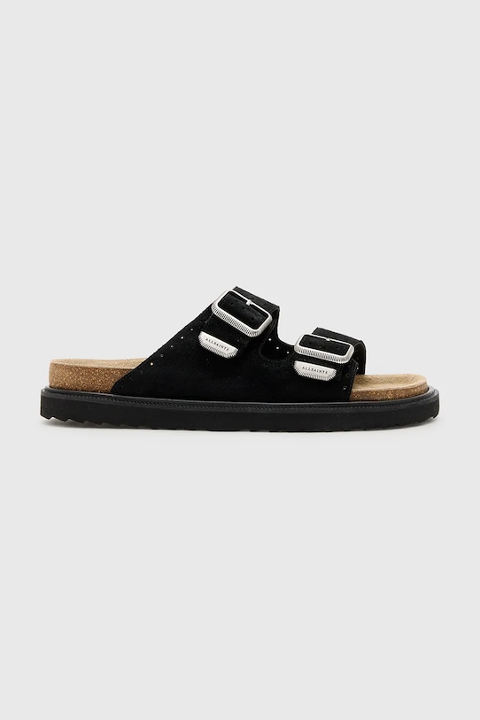 

Замшевые шлепанцы Randal Sandal Allsaints, черный