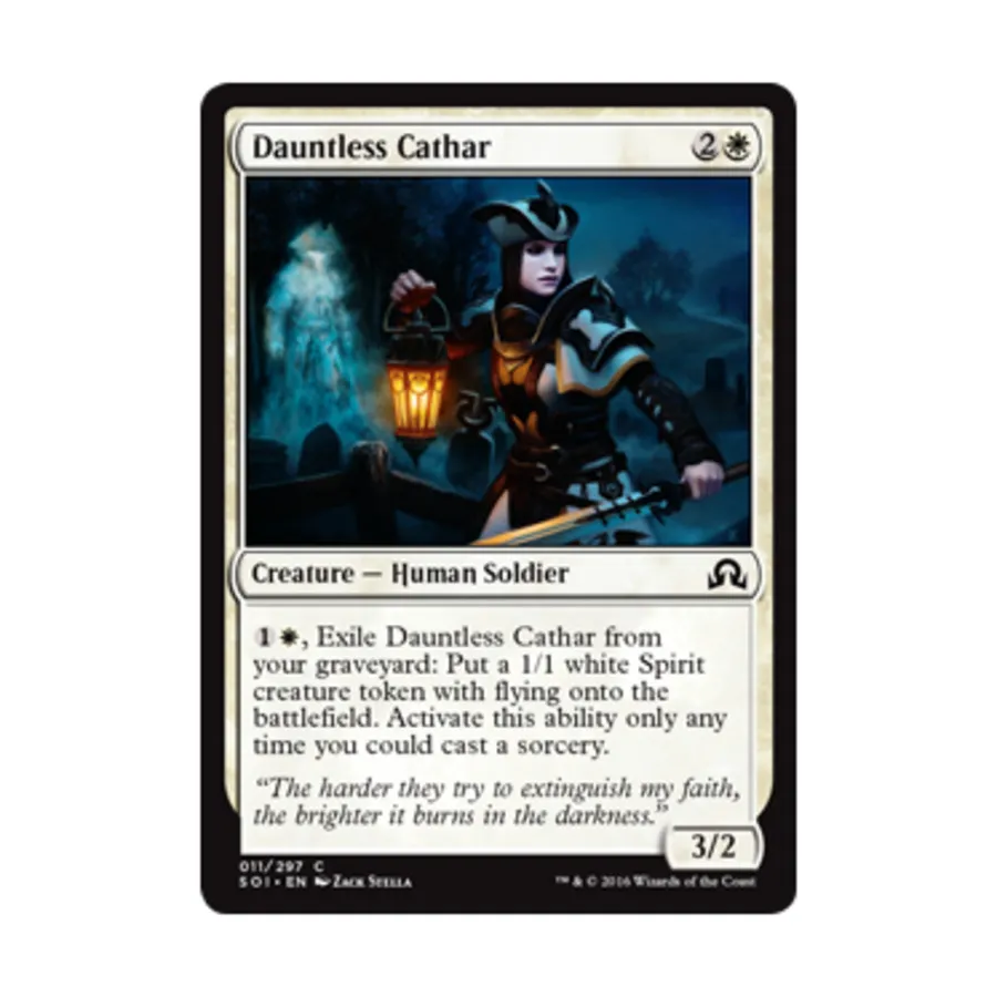 

CCG Бесстрашный катар (клавиша C), MTG - Shadows Over Innistrad