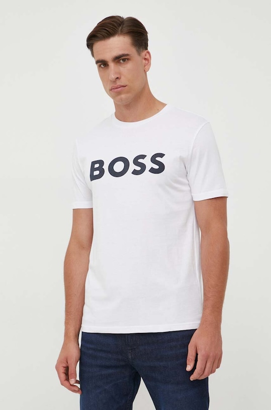 

Футболка BOSS Casual из хлопка Boss Orange, бежевый