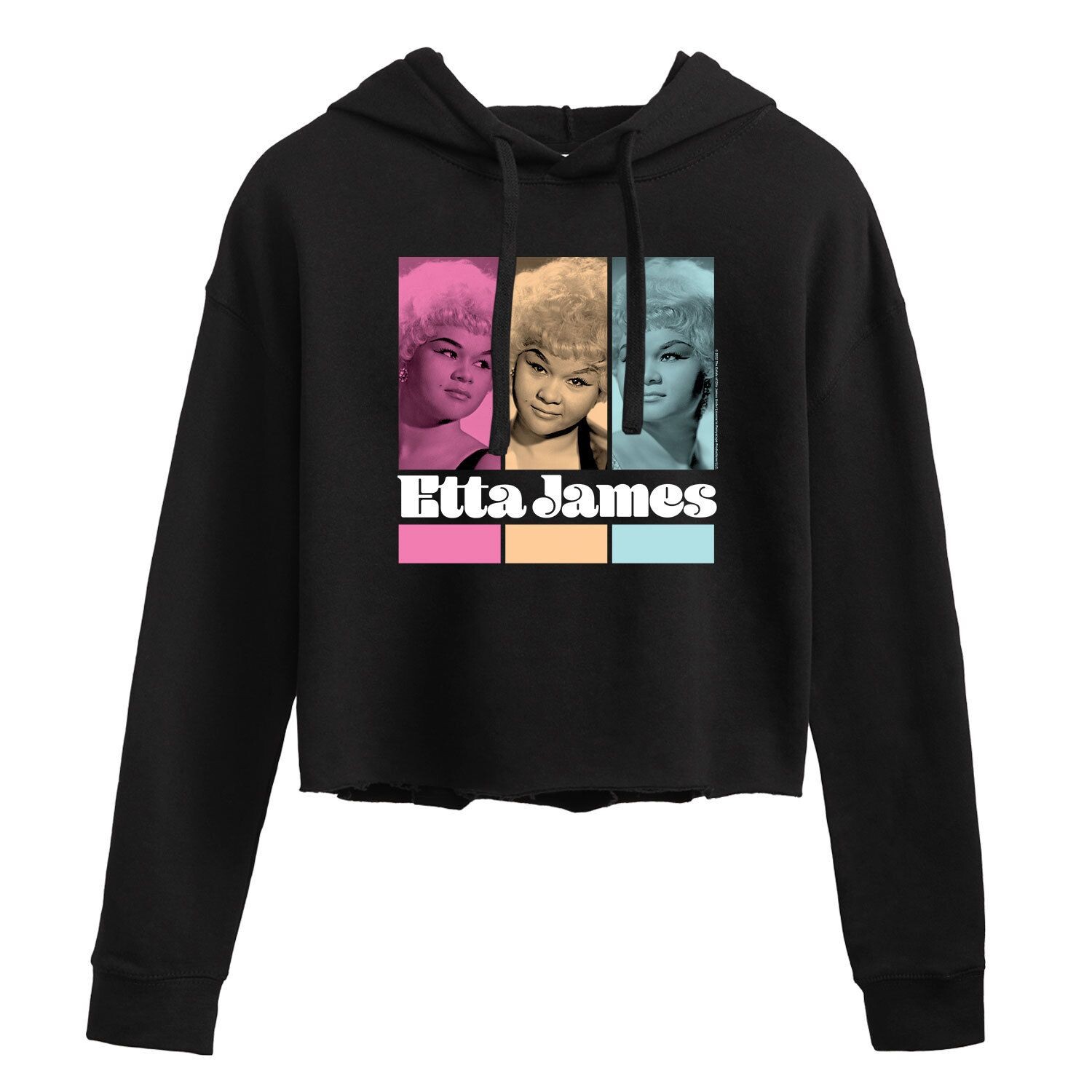 

Укороченное худи с рисунком Etta James Grid для юниоров Licensed Character