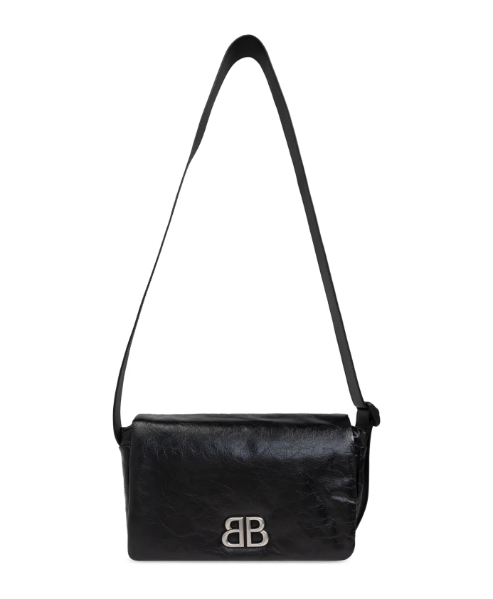 

Сумка через плечо Монако маленькая Balenciaga, черный