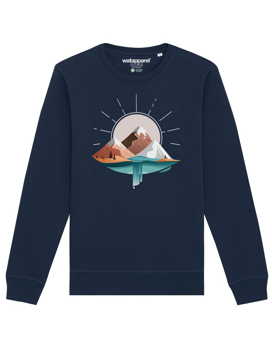 

Толстовка Watapparel Sunrise & Lake, цвет Navy/Dark blue