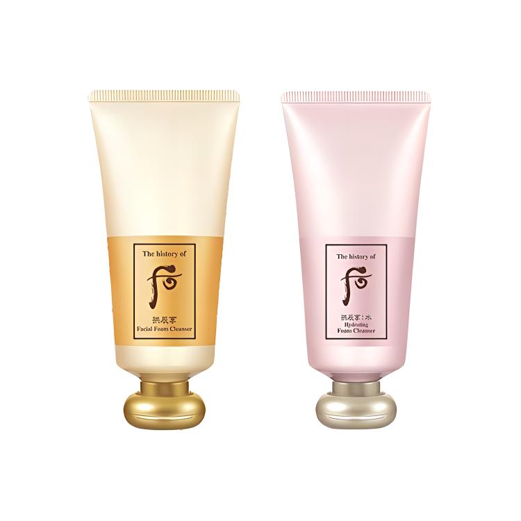 

Набор для ухода за кожей Cupid's Foam Cleanser увлажняющий восстанавливающий отшелушивающий очищающий 180мл+180мл The History Of Whoo, Gongchen Enjoy Foaming Cleansing Balm 180ml + Water Beauty Foaming Cleanser 180ml