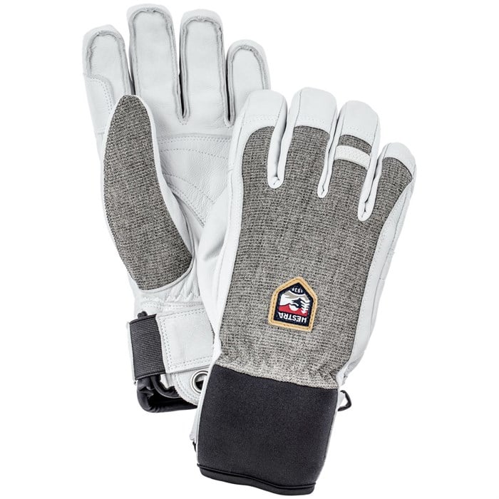 

Армейские кожаные патрульные перчатки Hestra, Light Grey