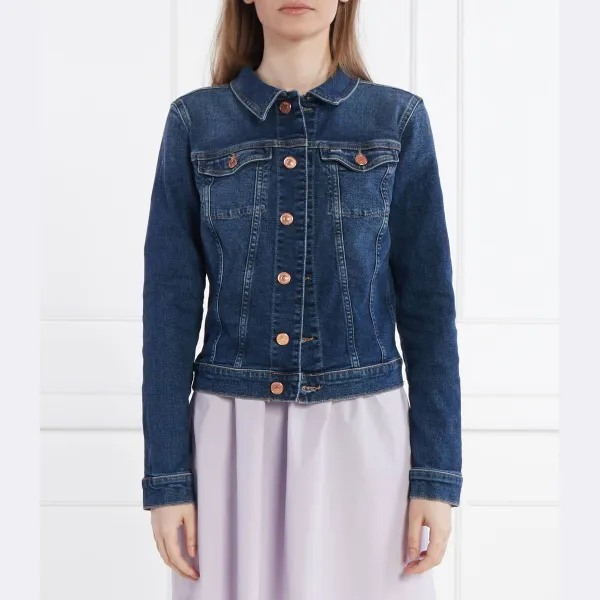 

Джинсовая куртка узкого кроя Vivianne Tommy Hilfiger, синий