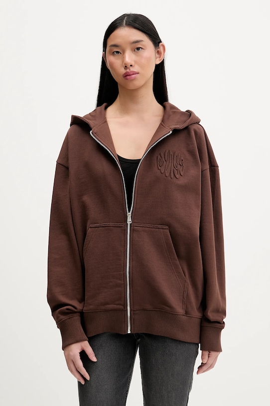 

Хлопковая толстовка HUGO Blue doa_b_3, коричневый