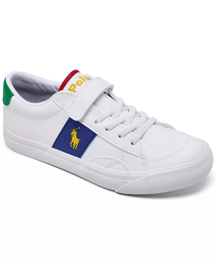 

Детские повседневные кеды Ryley с застежкой на липучке от Finish Line Polo Ralph Lauren, мультиколор