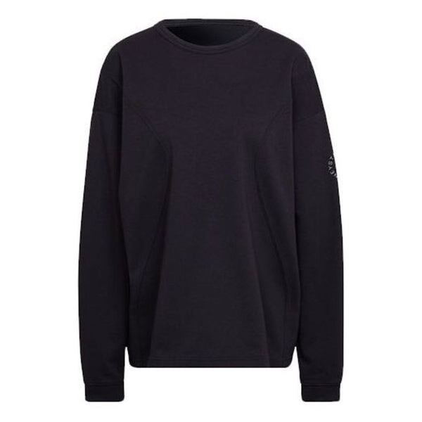

Футболка by stella mccartney long sleeve t-shirt 'black' Adidas, черный