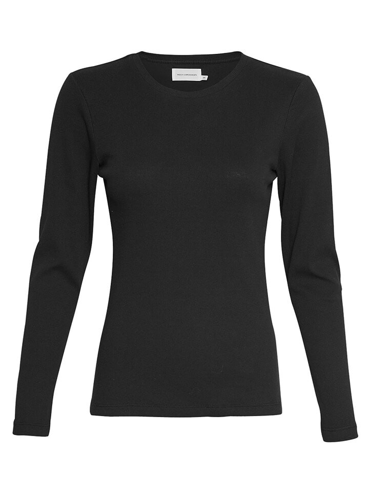 

Лонгслив MOSS COPENHAGEN Longsleeve Kickie Rasmia, черный