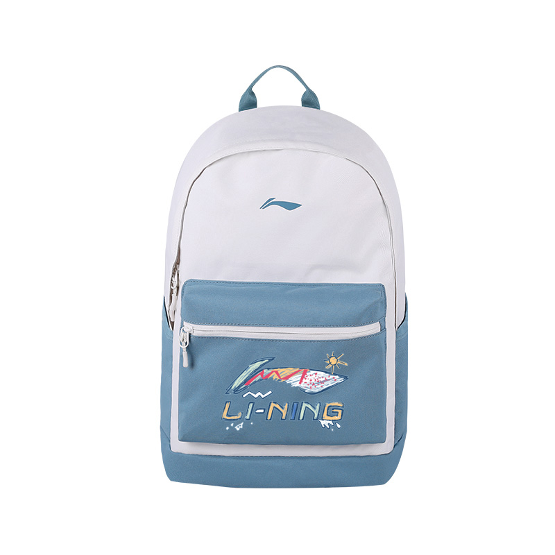 

LINING Полиэстеровый рюкзак унисекс бело-голубой, White Blue