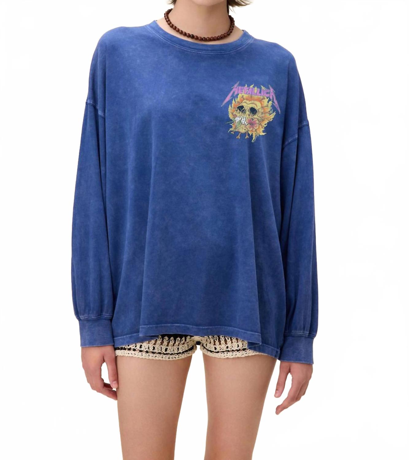 

Футболка Metallica 91 в цвете индиго DAYDREAMER